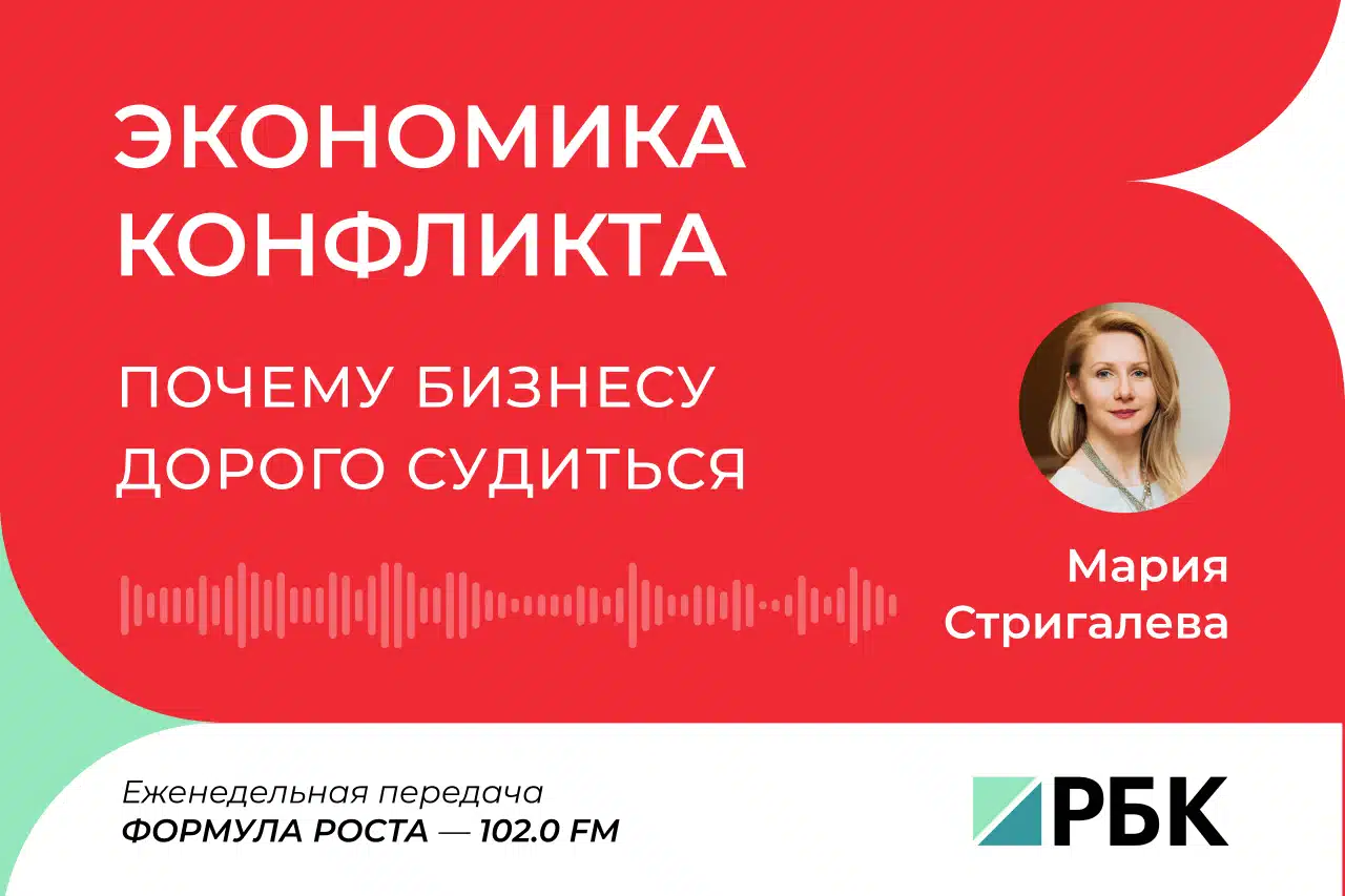 Экономика конфликта: почему бизнесу дорого судиться (М. Стригалева / BLCONS GROUP)